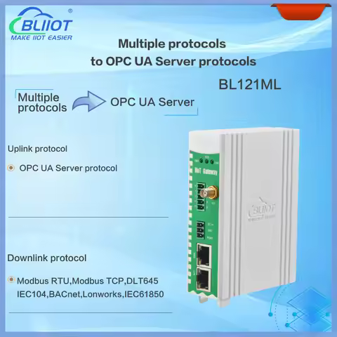 Multi-Protocol OPC UA Converter support Modbus, PLC, IEC104, BACnet to OPC UA Server