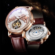 Foxbox / liger personalized men's mechanical watch diamond inlaid commemorative watch waterproof wat