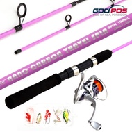 Godforce Nano Carbon Travel Spin Lure Set Lure Fishing Rod Sea Fishing Lure Fishing Rod Set