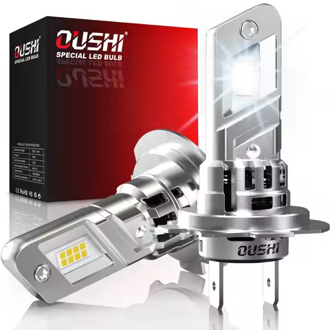 OUSHI 2x High Power H7 Led Headlight Canbus H18 Car Bulb 6000K White Light Moto Diode Lamp Super Led