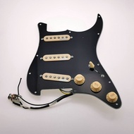 WK-Wilkinson WVS 60s Alnico5 SSS Single Coil Guitar Pickups Pickguard Wiring Harness /1 Set