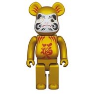 [In Stock] BE@RBRICK x Daruma 400% Pearl Gold ver. (2015) bearbrick 「福入」