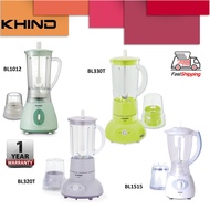 Khind Blender 1L BL330T /Blender BL1012 /Blender BL320T/Blender BL1515