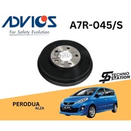 AISIN ADVICS Heavy Duty A7R-045/S Brake Disc Drum SET Perodua Alza (Rear) (227.6mm)