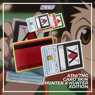 [Hunter X Hunter] ATM, Bank Debit Credit Card & Touch N Go Sticker Cover Card Skin High Quality Wate