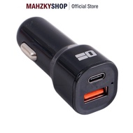 Class Car Charger Type C 38 Watt - Black Car Charger Type C Car Charger 38W Car Charger Fast Car Cha