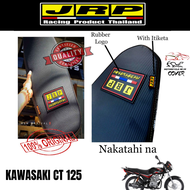 KAWASAKI CT 125 Original THAI PARTS JRP SEAT COVER CARBON (rubber logo) NAKATAHI NA with Itiketa