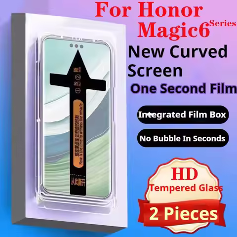 Magic6Pro Screen Protector For Honor Magic 6Pro Second Pasting Magic6Ultra Curved Tempered Glass Fil