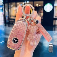 Remote Key Cover Case Mercedes-Benz E300L Key Cover C260L Car A200L Women C200L Clip GLC GLA GLB 220