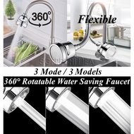 Kitchen Sink Flexible Faucet Tap Extender Adaptor Extension Adapter Head Extendable Nozzle Water Saving Spray Aerator