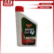 Eoils Enerygy Lube B500 DOT4 Brake Oil Heavy Duty Brake Fluid Minyak Brake 800ml USA Technology
