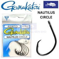 GAMAKATSU NAUTILUS CIRCLE 42413 MADE IN JAPAN Fishing Hook Mata Kail Pancing