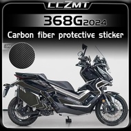 For ZONTES ZT368G 368 G 368-G 368g 2024 3D Carbon fiber fuel tank sticker body film protection stick