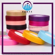 50 YARDS RIBBON ORGANZA 20 MM FOR DECORATION / REBEN ORGANSA 20MM (50 YARDS)