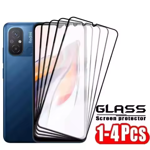 1-4Pcs Tempered Glass For Xiaomi Redmi Note 13 12 11 10 9 8 5G 12C 10C 13C Poco X5 X6 X3 X4 F6 F5 Mi