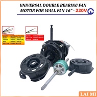Universal 16 Inch Double Bearing 16" Table Fan Motor / Stand Fan Motor SHARP FAN MOTOR Midea Elba Fa