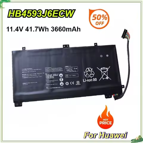 HB4593J6ECW Laptop Battery for Huawei MateBook 13 2020 WRT-W19 WRT-W29 WRT-WX9 I7 HN-W19L 11.4V 41.7