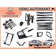 Honda Civic FB 2012-2015  Interior Accessories Carbon Fiber Parts Cover Trim