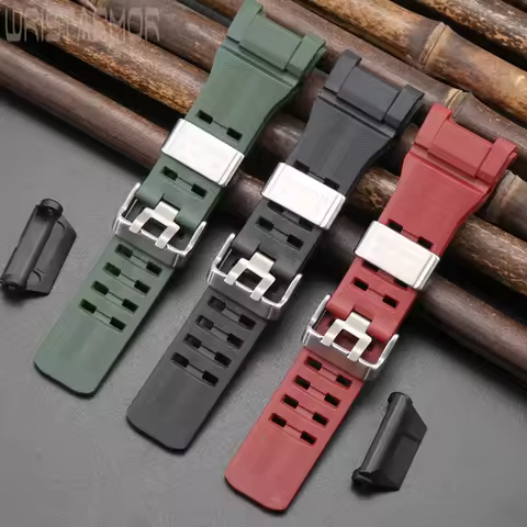 Resin Watchband For G-Shock GWG-B1000-1AJF Master of G Series MUDMASTER Flagship Model Triple Sensor