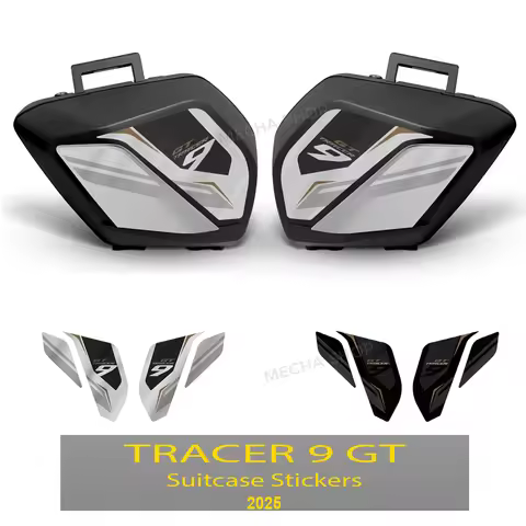 Tracer 9GT Tech Black Motorcycle Accessories Decal Suitcase Stickers for Tracer 9 GT 2025 Ceramic Ic
