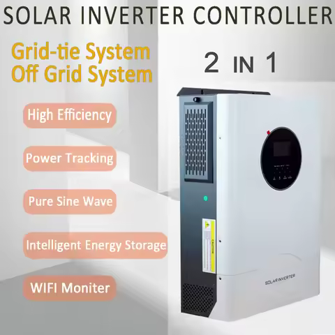 Smart Pure Sine Wave MPPT Solar Inverter WIFI 3000W 5000W 6KW 10KW 220V 230V 240V 500V Panel Hybrid 