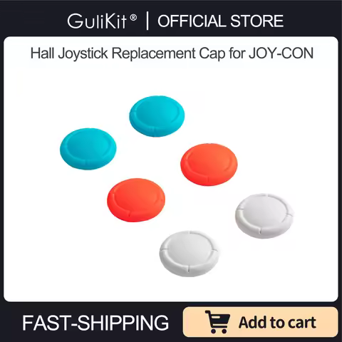 GuliKit NS42 Hall Joystick Replacement Cap for JOY-CON Replace Shell Cmpatible with GuliKit Hall joy