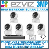 EZVIZ Techtronics | CCTV Package 3MP 8 Channel 6 Wireless Cameras