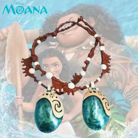 New Moana Cartoon Animation Peripheral Creative Music Necklace Toys Accessories Children's Personali