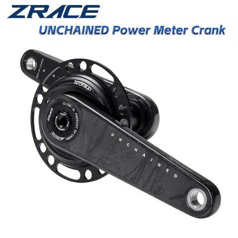 ZRACE UNCHAINED Power Meter Crank, Carbon Fiber, Super Light, Race Grade, Road Crankset, DUB, 165 / 