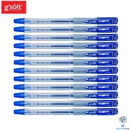 GSoft 5566 Semi Gel Ball Pen | 0.6mm | Bulk Lot | Pack of 12 Pens