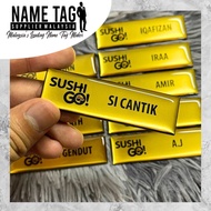 NAME TAG EPOXY ACRYLIC SUSHI GO