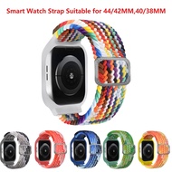 Fabric Nylon strap For Watch 44mm 42mm 40mm 38mm  iWatch 3 4 5 SE 6 7 T500 T55 M16 IWO7 smart watch 