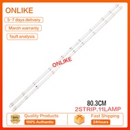 2pcsLED Backlight Strips Suitable for TCL 43F6F 43A360 lamp strip 43D6 43HR330M11A1 V1 4C-LB4311-HR0