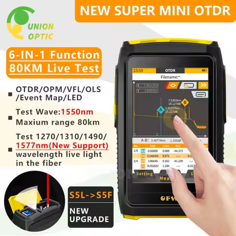 OFW Mini OTDR Optic Otdr Optical Reflector Active Fiber Live Tester 1550nm 20dB Optical Reflectomete