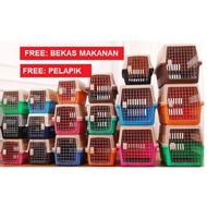 Pet Carrier Cat Carrier Sangkar Kucing Dog Carrier Pet Cage Carrier Kucing Cat Cage (Free 1 Foot Pad
