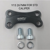 SUPERFLY Y15 DISC 267MM BRACKET FOR STD CALIPER