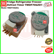 TMDF706ZD1 Fridge Refrigerator Freezer Freeze Defrost Timer (Sanyko) 4 Pin Green Spare Part