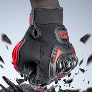 Motorcycle Riding Gloves, Anti Fall And Touch Screen Gloves, Breathable Full Finger Riding Gloves