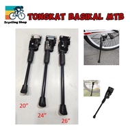 MTB 2 Nut Stand Tongkat Sisi Basikal 20" 24" 26" Tongkat Basikal MTB