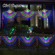1111LED String Lights,Peacock Mesh Net Lamp,Home Decorative String Lights,Outdoor Lighting Fairy Light Garland for Wedding Party Decoration Window Curtain LED String Light Backdrop Wall,Deepavali Decoration Lights Diwali decoration Christmas decorations