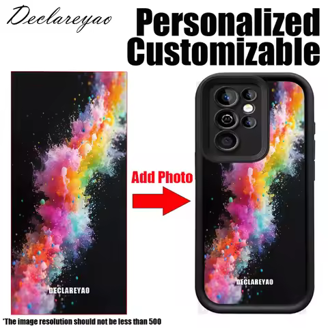 Photo DIY Picture Customize Silicone Soft Coque For Samsung Galaxy A06 A56 A36 S20 S21 FE S22 S23 S2