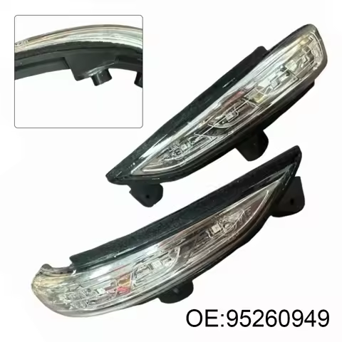 Black Steering Side Light Signal Lights For Chevrolet Spark Auto Light Replacement ABS Signal Lights