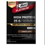 L-men Platinum High protein perServing Lmen Sachet wogksu 7966se