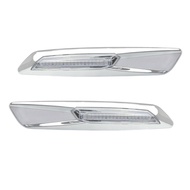 VNLCG5 Đèn LED Báo Rẽ Đánh Dấu Bên Hông Bằng Crôm Cho BMW 3-Series E46/E90/E91/E92 E93