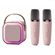 K12 Bluetooth Speaker Microphone Integrated Speaker Microphone Mini Wireless Children's Karaoke Blue