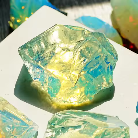 1PC Raw Opalite Rocks Rough Opal Crystal Stone for Collection Decoration Tumbling Wicca Reiki Healin