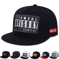 full cap Parental Advisory Explicit Content Embroidery Snapback Youth Hip Hop Tide Card golf cap for