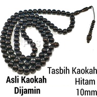 Original Wood Tasbih Kaokah Kaukah Kokka Kaoka Kokah Hitam Asli Istanbul Turkey 10mm Round Model 99 Grains