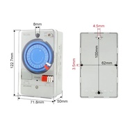 【Fast Shipping】TB118N Mechanical Timer Switch Mini Mechanical Timer Relay Mechanical Timer Switch 23