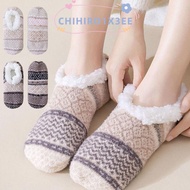 CHIHI Winter Fuzzy Socks, Lamb Fleece Non Slip Floor Socks